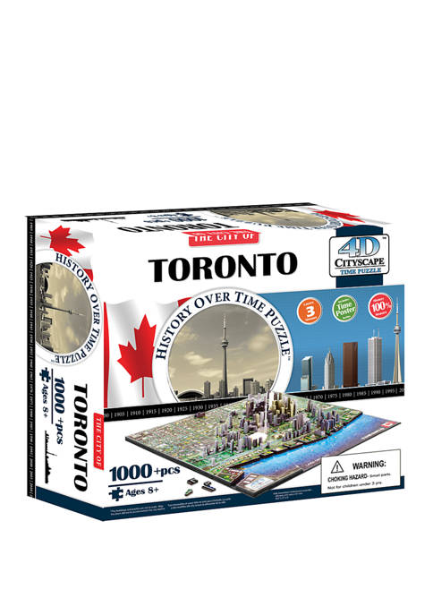 4D Toronto Cityscape Time Puzzle