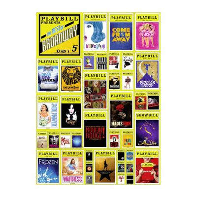 Playbill Presents - Best of Broadway Jigsaw Puzzle: 1000 Pcs