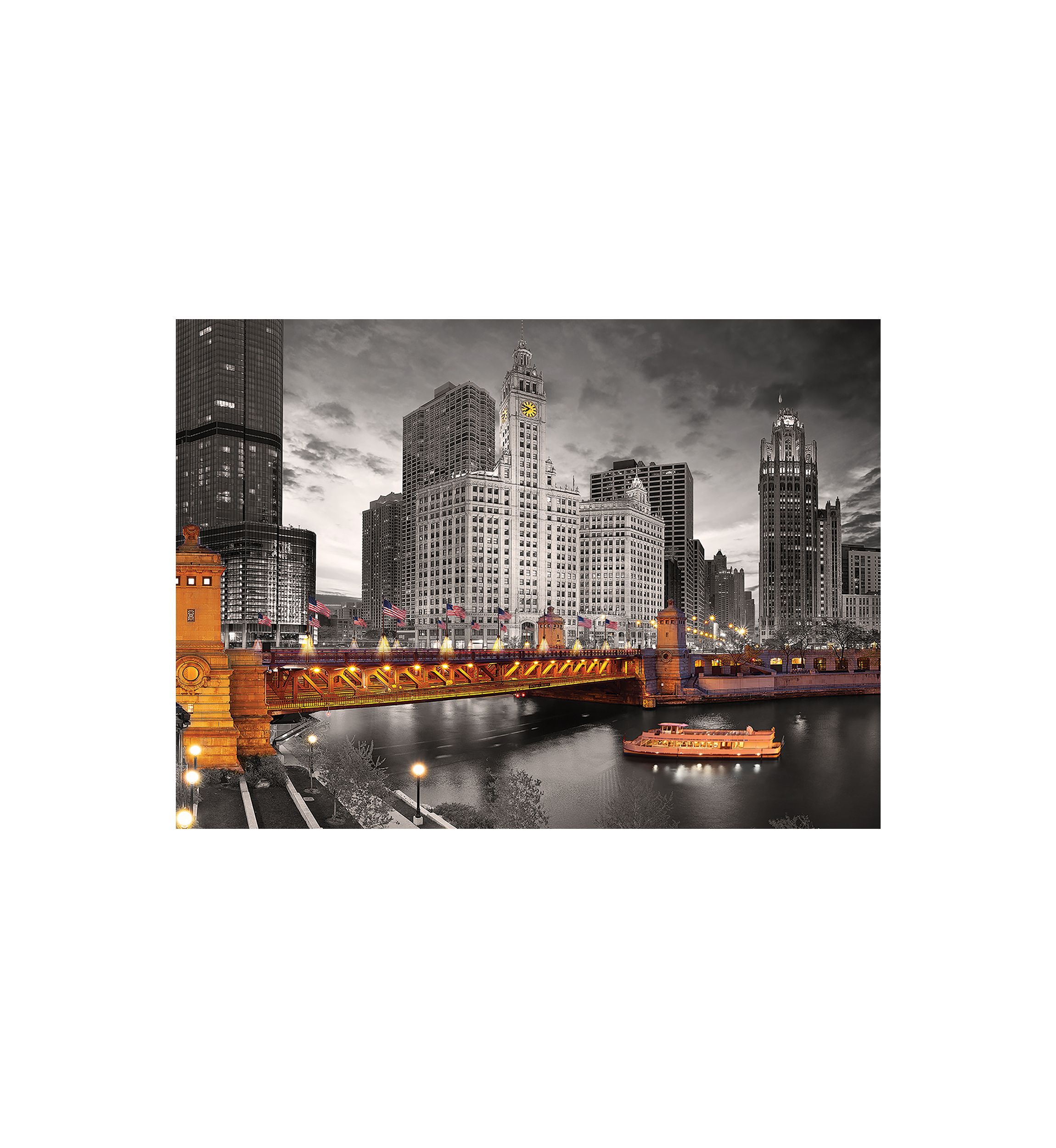 City Collection - Chicago - Michigan Avenue: 1000 Pieces