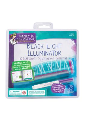 Nancy B's Science Club - Black Light Illuminator & Nature's Mysteries Journal