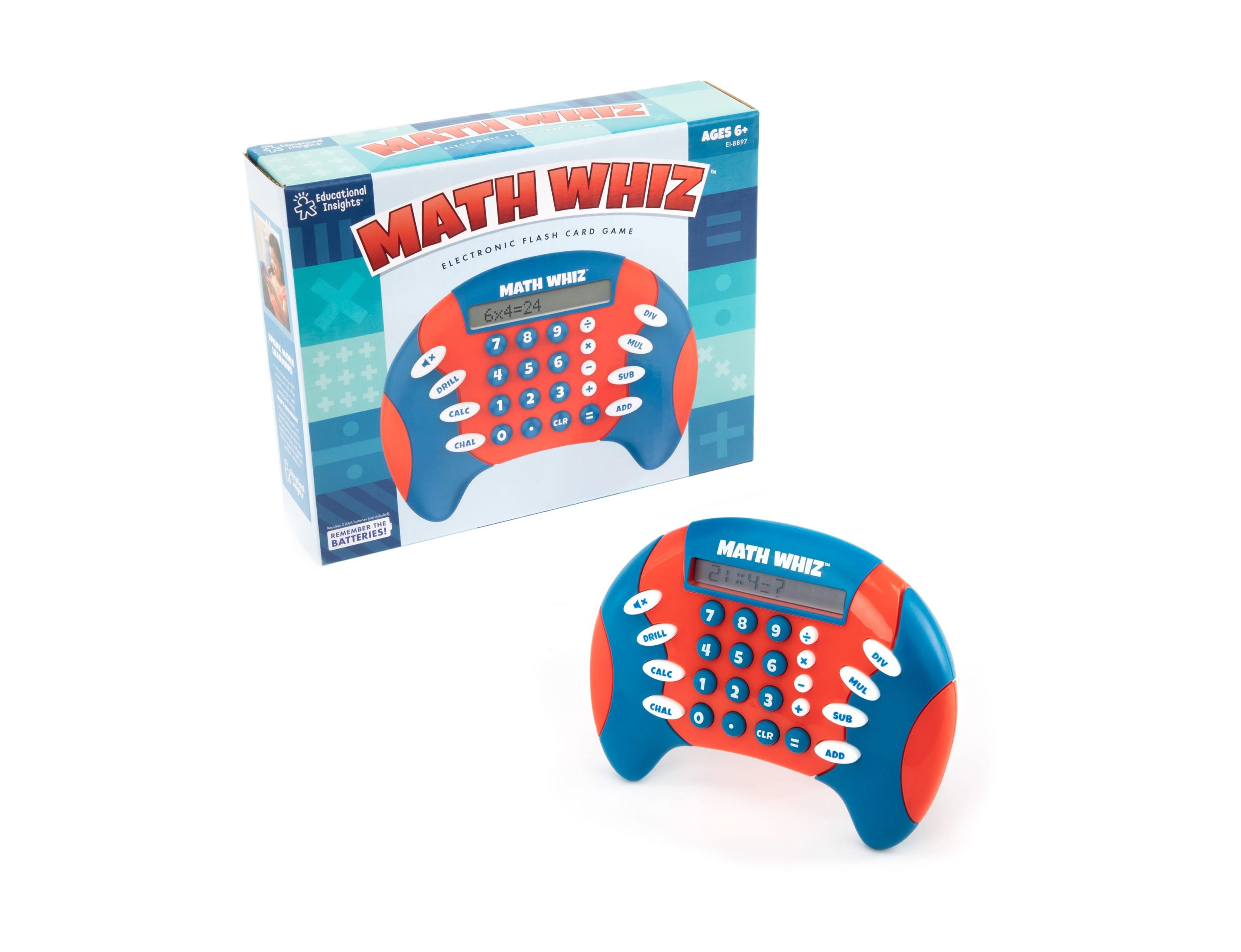 Math Whiz - Electronic Flash Card Game