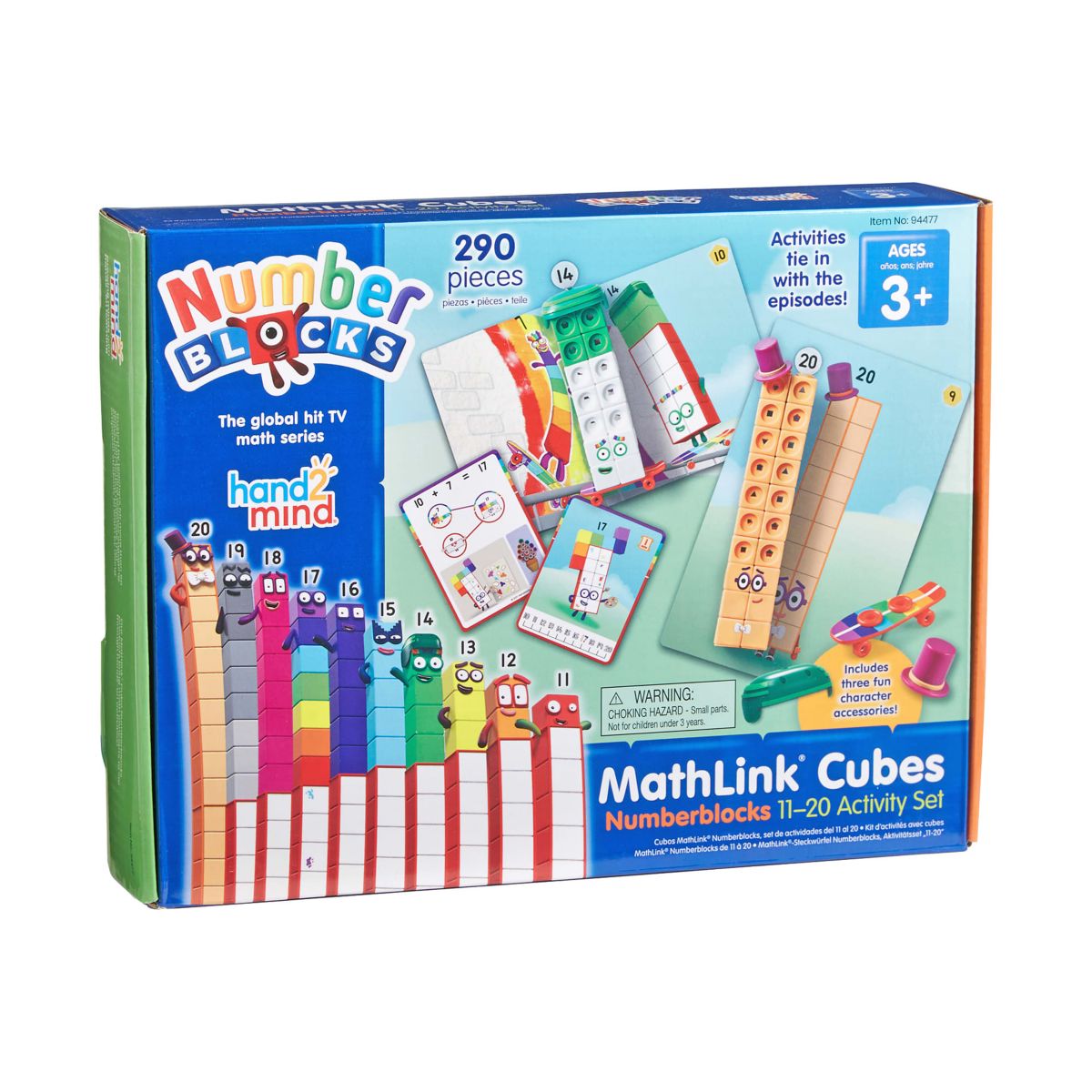MathLink Cubes Numberblocks 11-20 Activity Set