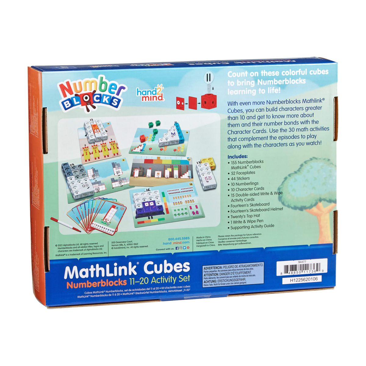 MathLink Cubes Numberblocks 11-20 Activity Set