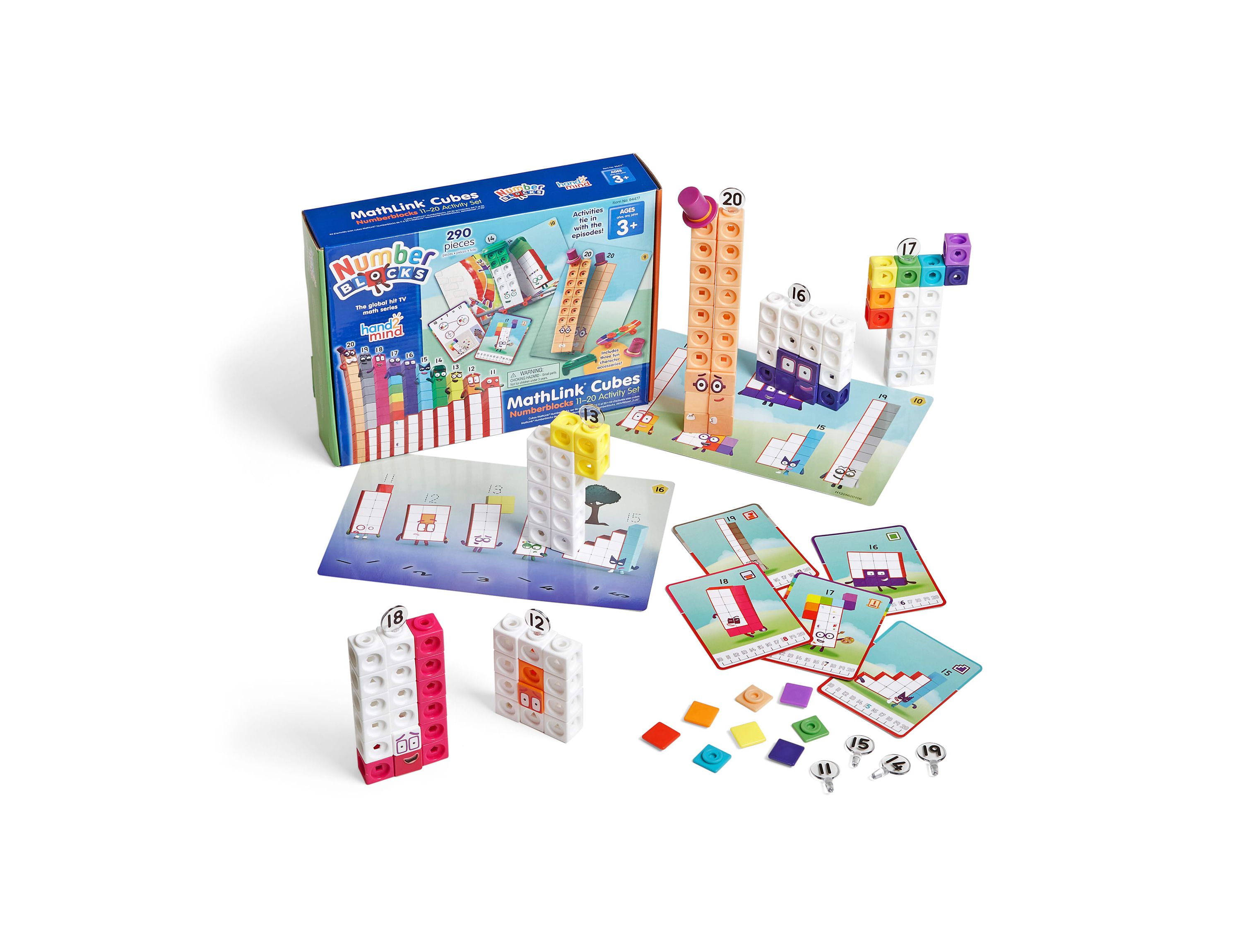 MathLink Cubes Numberblocks 11-20 Activity Set