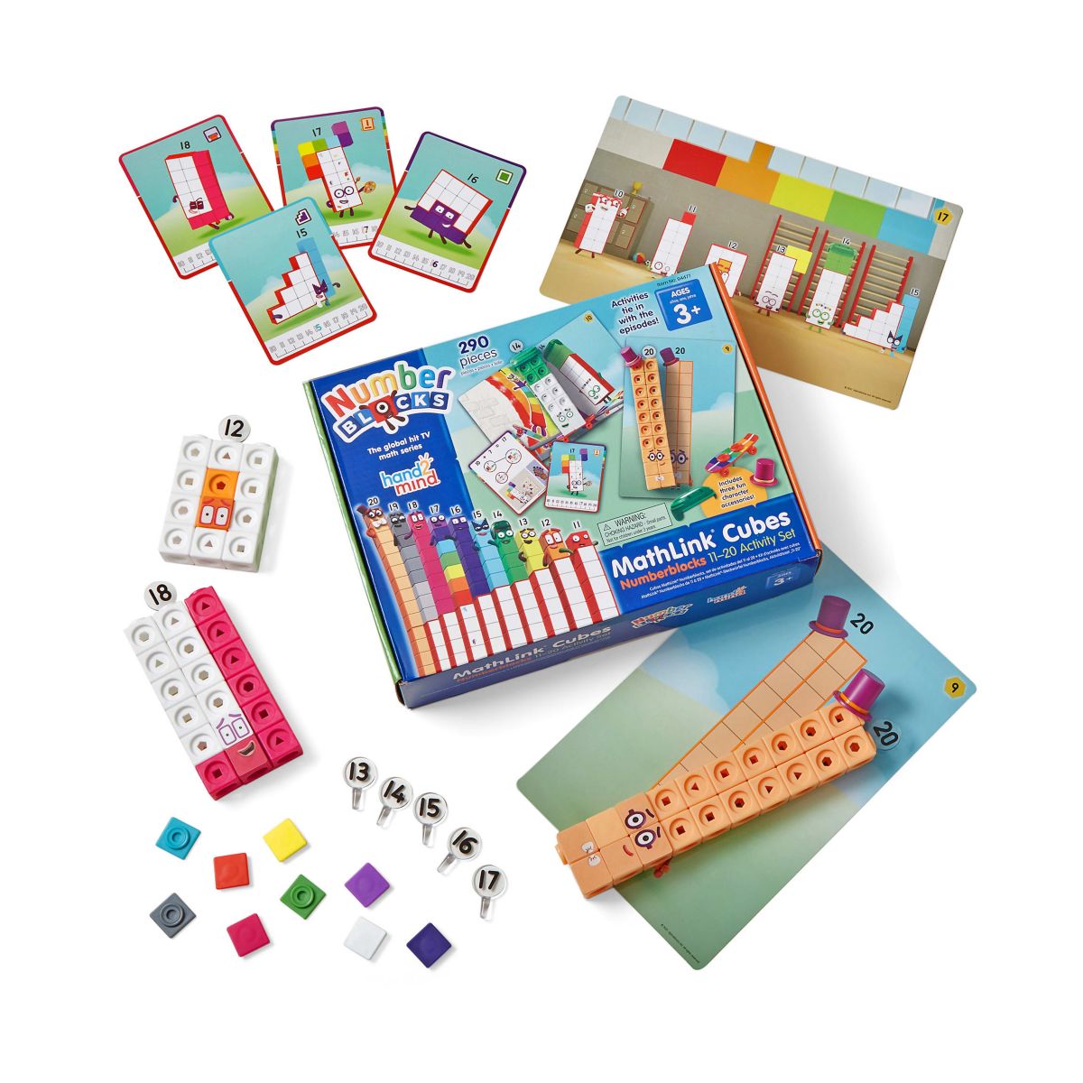 MathLink Cubes Numberblocks 11-20 Activity Set