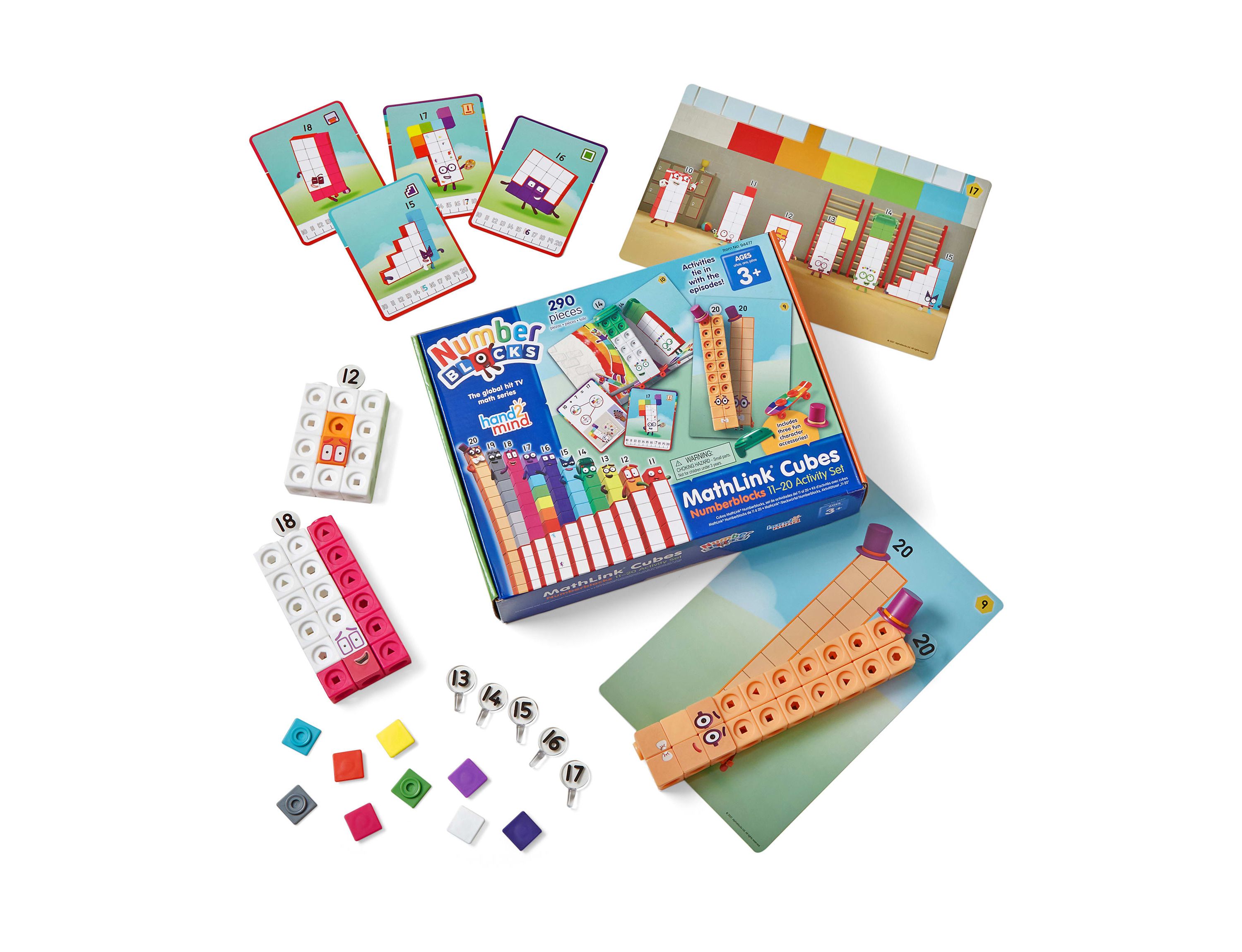 MathLink Cubes Numberblocks 11-20 Activity Set
