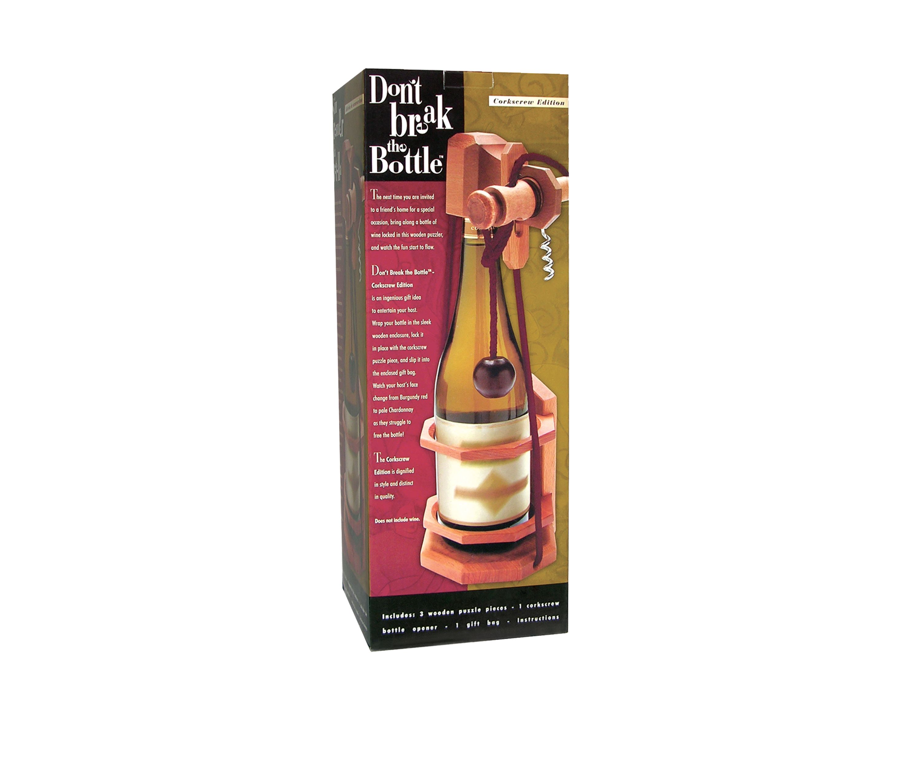 Dont Break the Bottle - Corkscrew Brain Teaser Puzzle