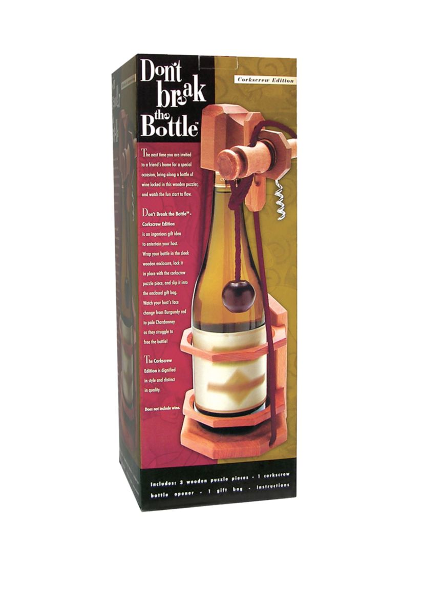 Dont Break the Bottle - Corkscrew Brain Teaser Puzzle