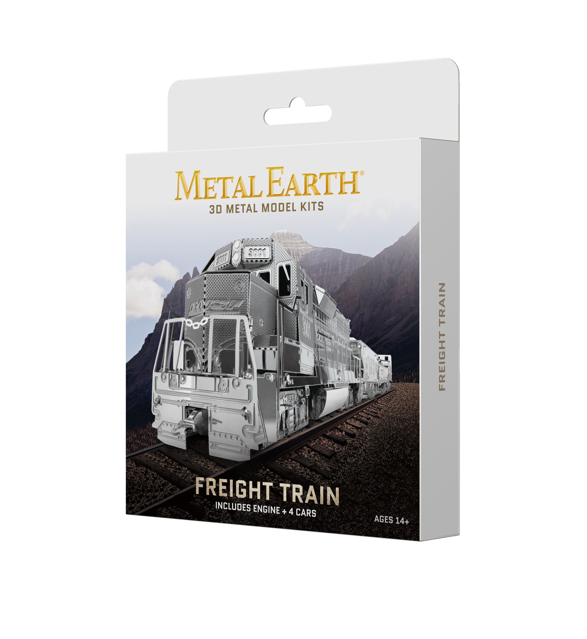 Metal Earth 3D Metal Model Kit Freight Train Box Set