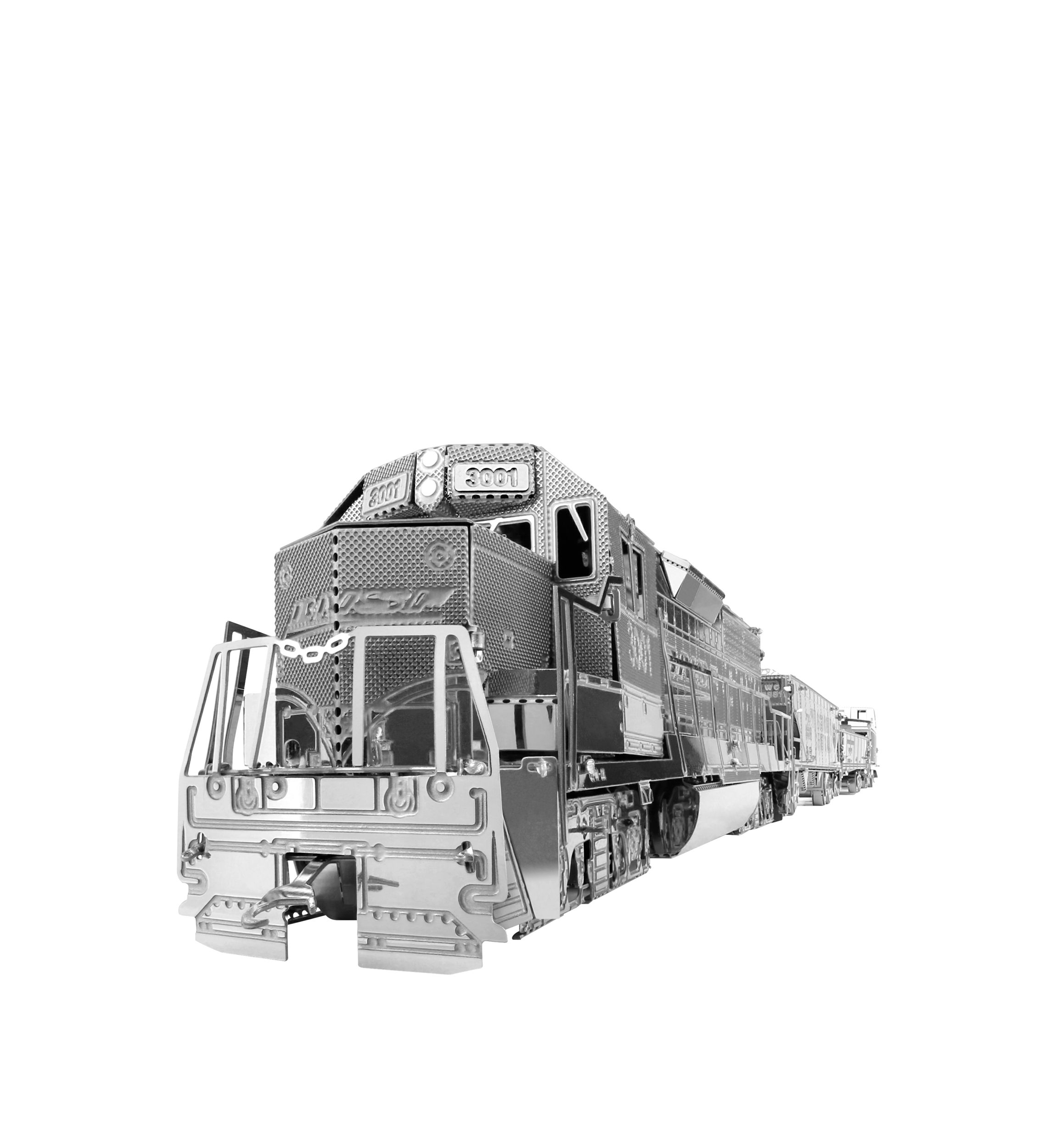 Metal Earth 3D Metal Model Kit Freight Train Box Set