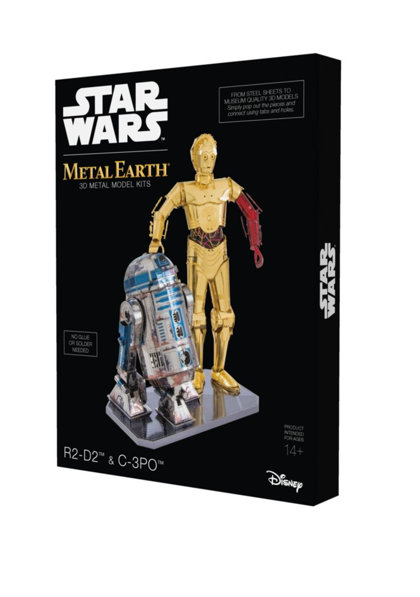 Star Wars R2-D2 & C-3PO Metal Earth 3D Metal Model Kit Box Set