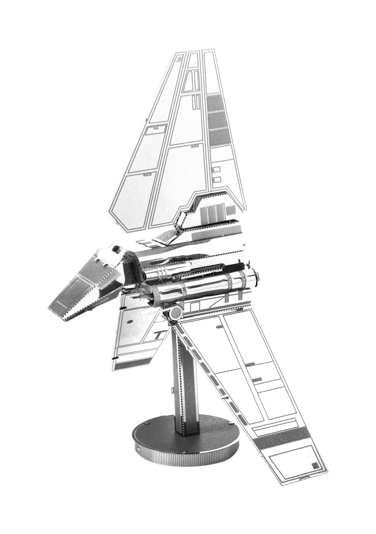 Fascinations Metal Earth 3D Metal Model Kit - Star Wars Imperial ...