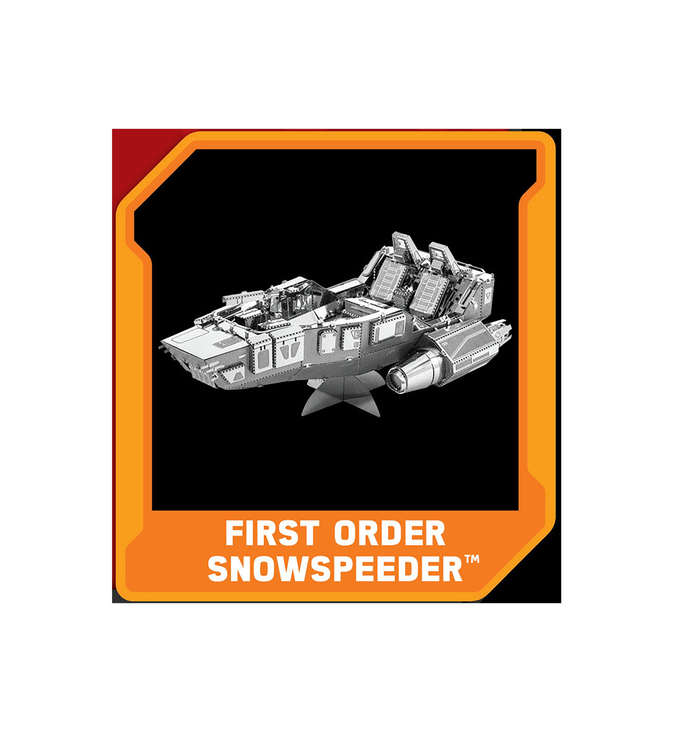 Metal Earth 3D Metal Model Kit - Star Wars Episode 7 First Order Snowspeeder