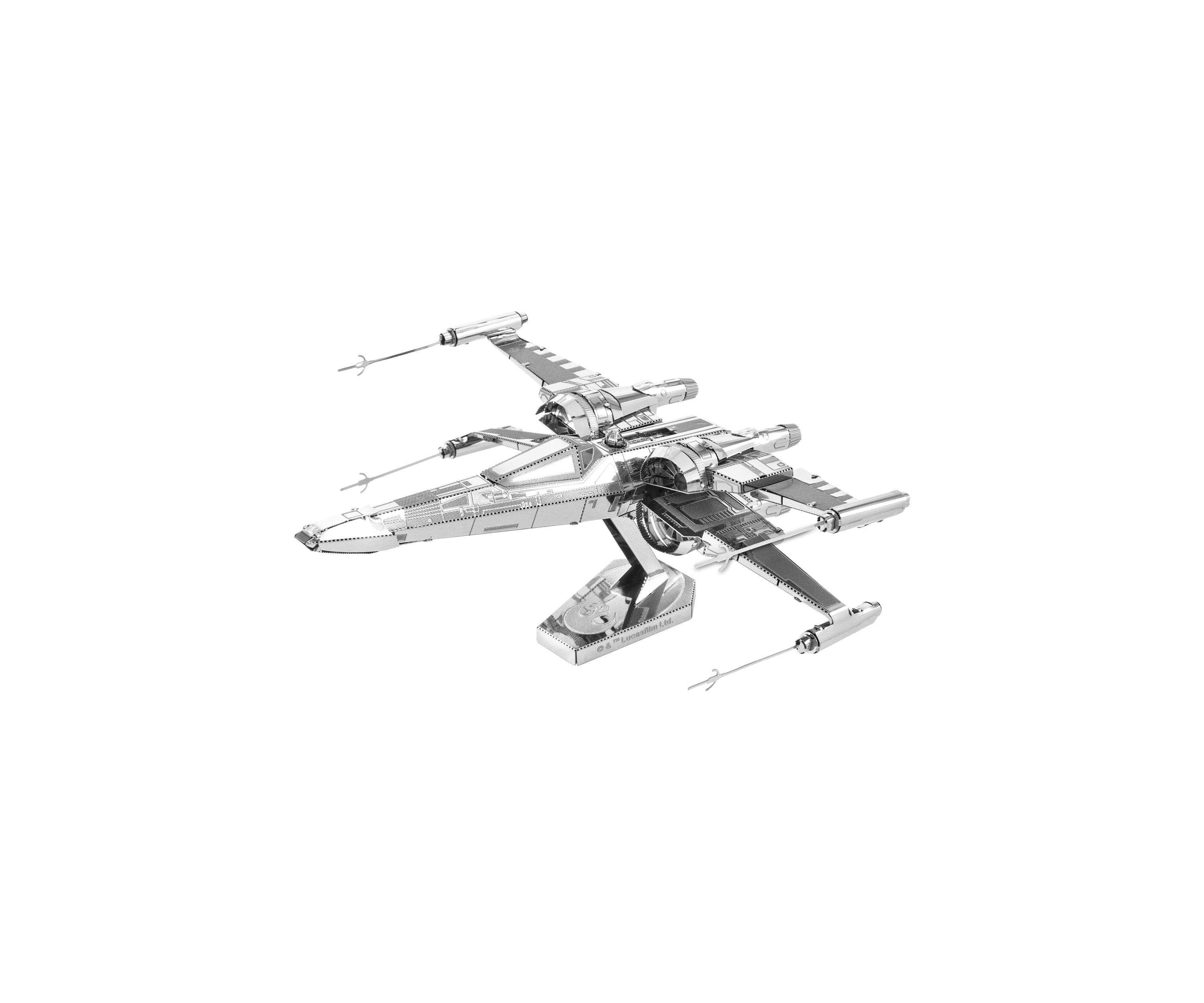 Metal Earth 3D Metal Model Kit - Star Wars Episode 7 Poe Damerons X-Wing Fighter