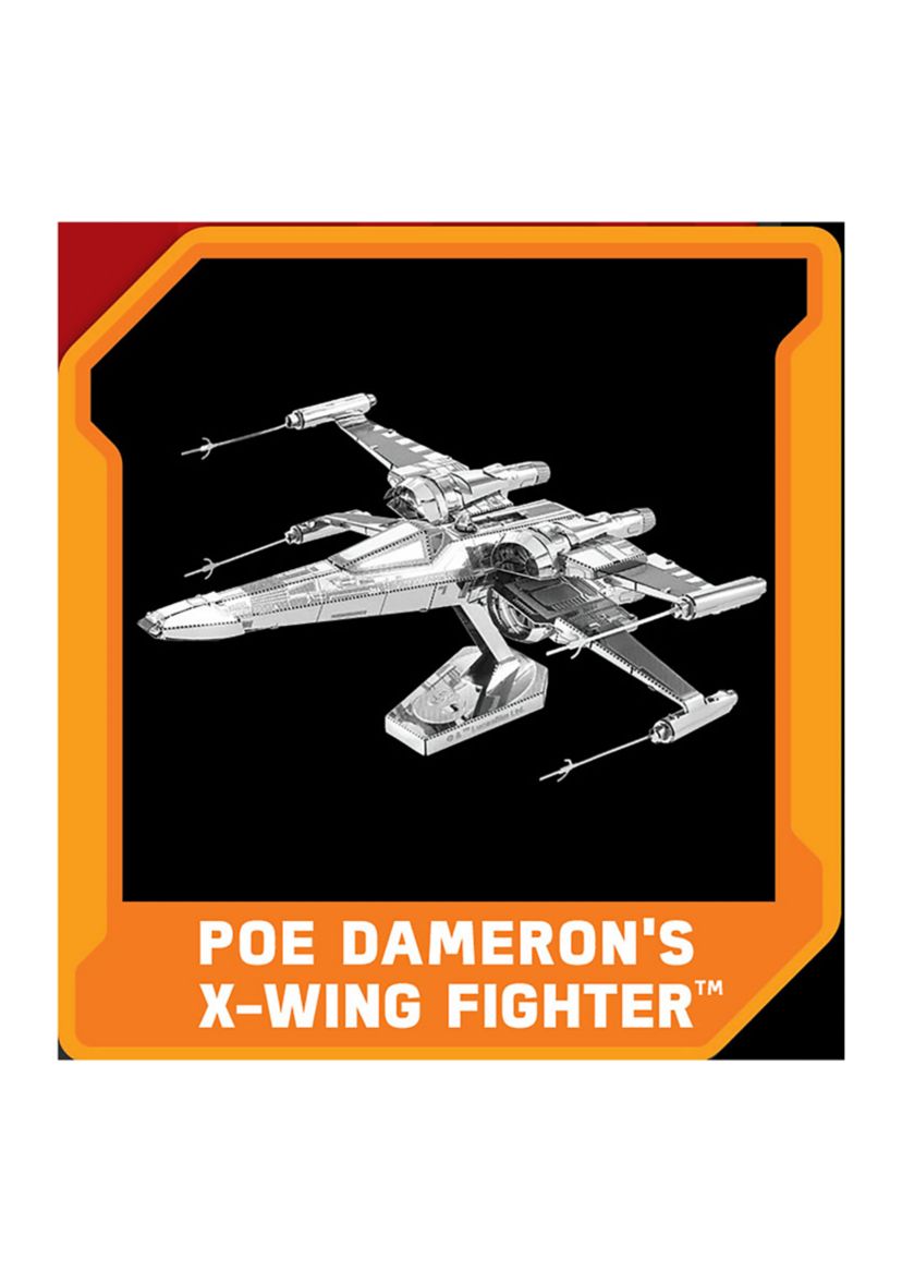 Metal Earth 3D Metal Model Kit - Star Wars Episode 7 Poe Damerons X-Wing Fighter