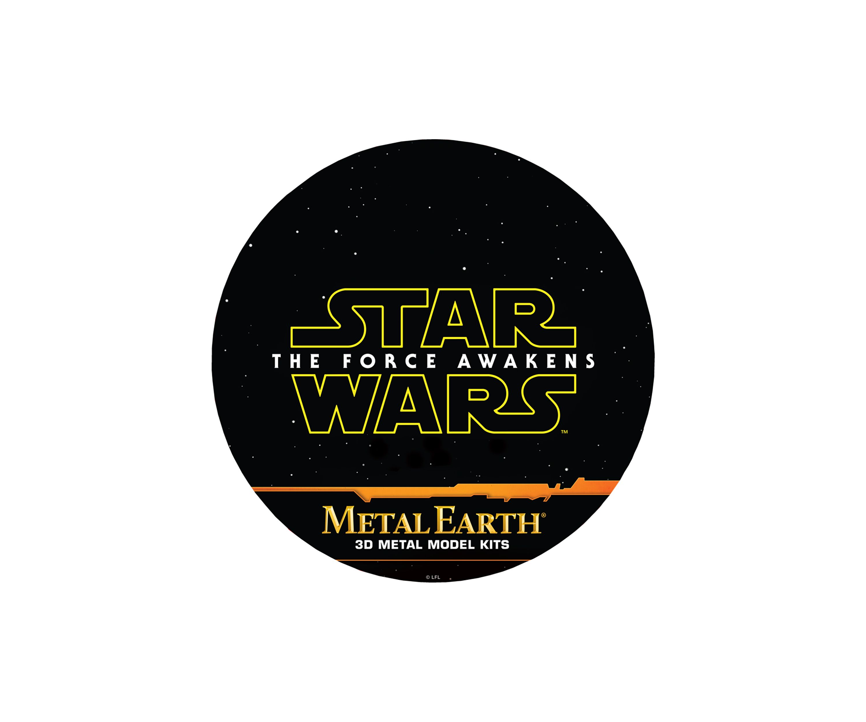 Metal Earth 3D Metal Model Kit - Star Wars Episode 7 Poe Damerons X-Wing Fighter