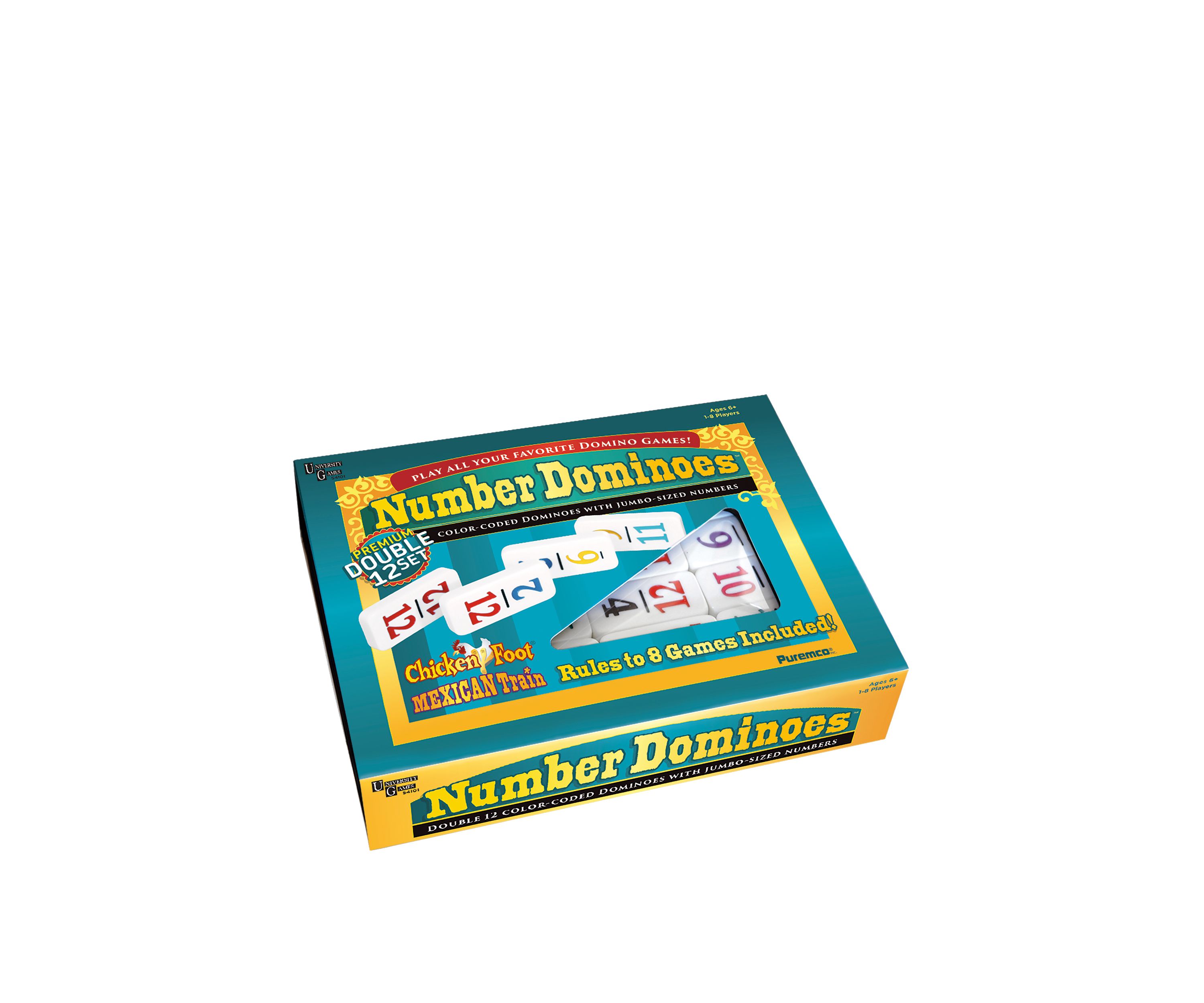Premium Double 12 Number Dominoes Set