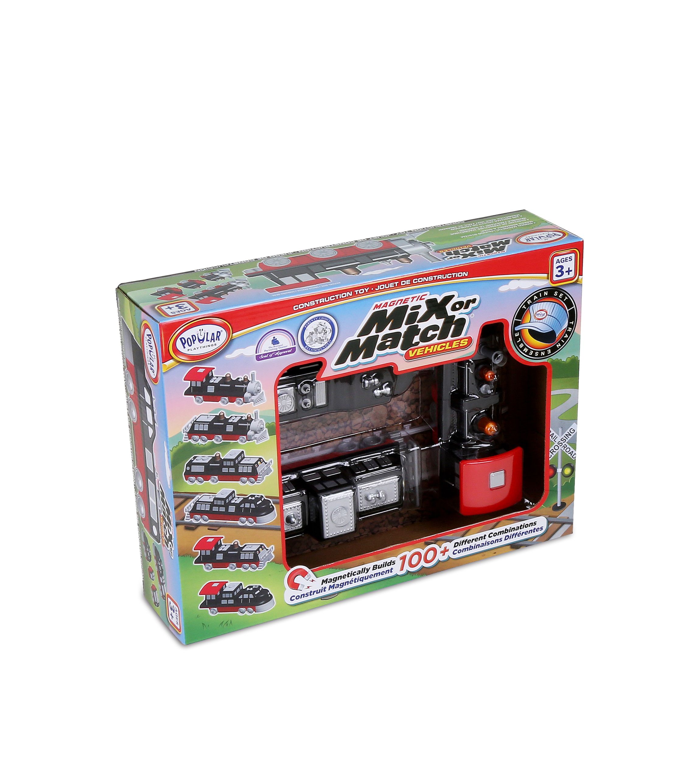 Magnetic Mix or Match Vehicles: Train Set