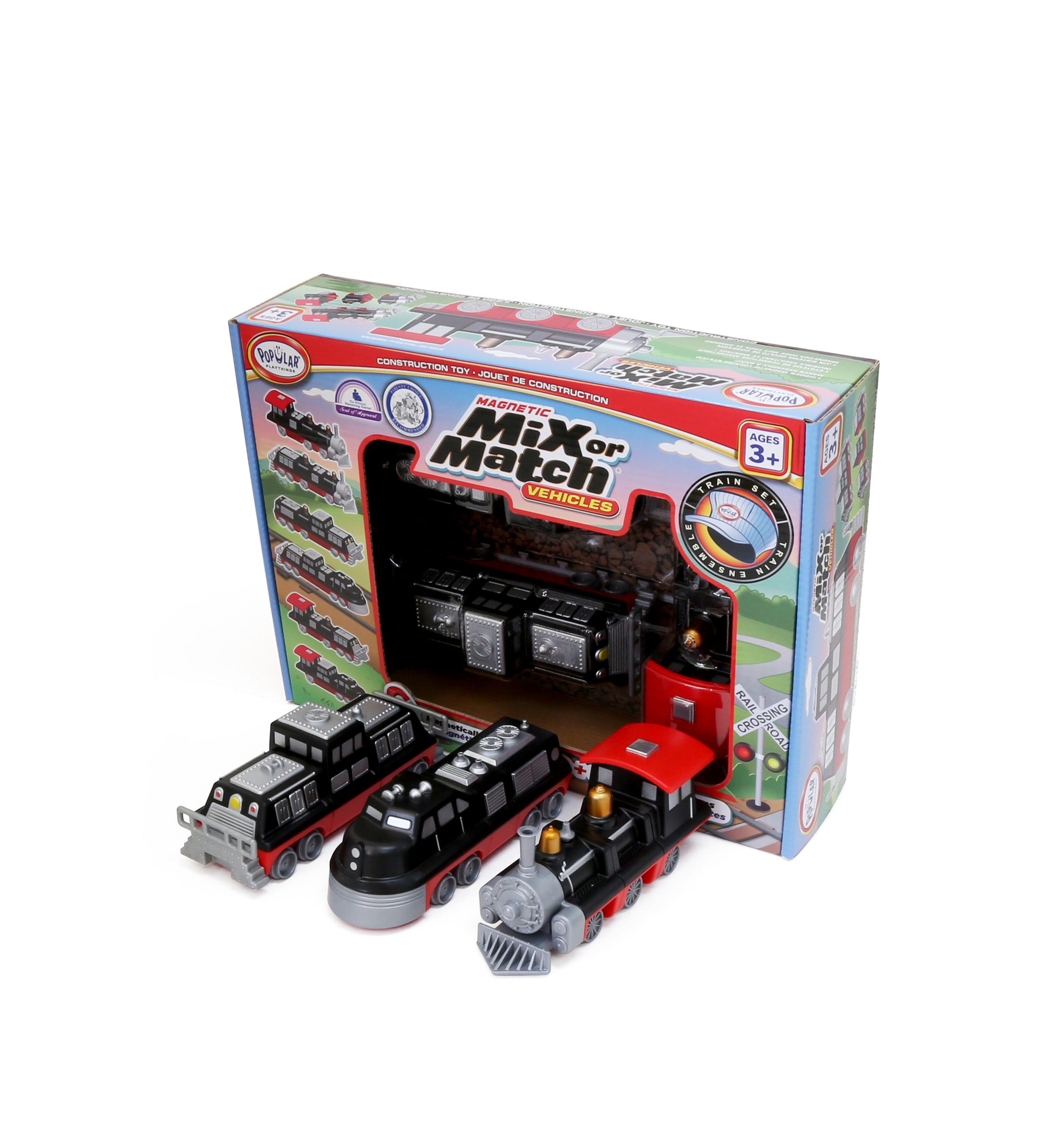 Magnetic Mix or Match Vehicles: Train Set