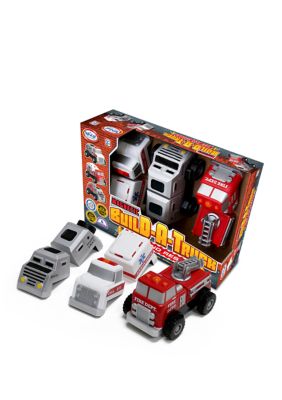 Popular Playthings Magnetic Build-A-Truck: Fire and Rescue