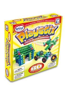 Popular Playthings Playstix Starter Set: 80 Pcs