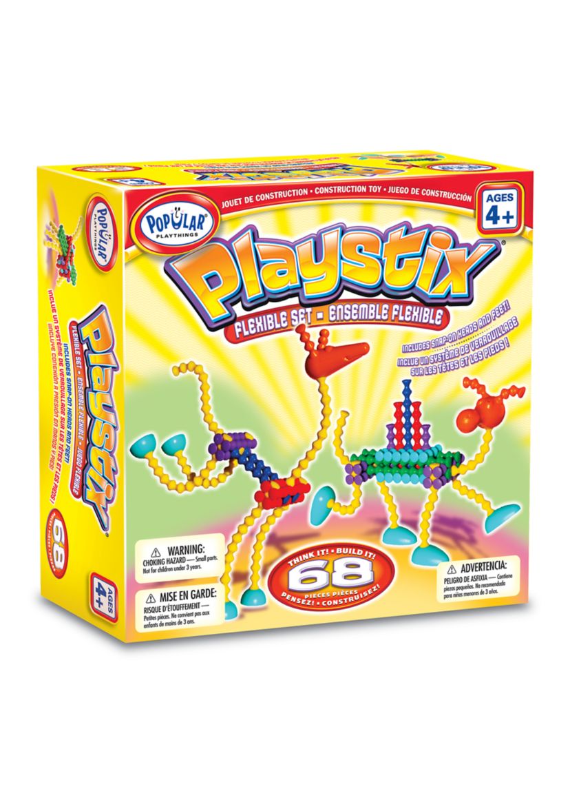 Playstix Flexible Construction Set: 68 Pieces