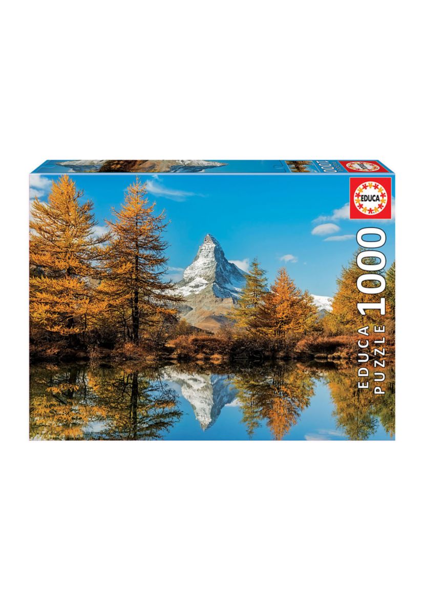 Matterhorn Mountain in Autumn: 1000 Piece Puzzle