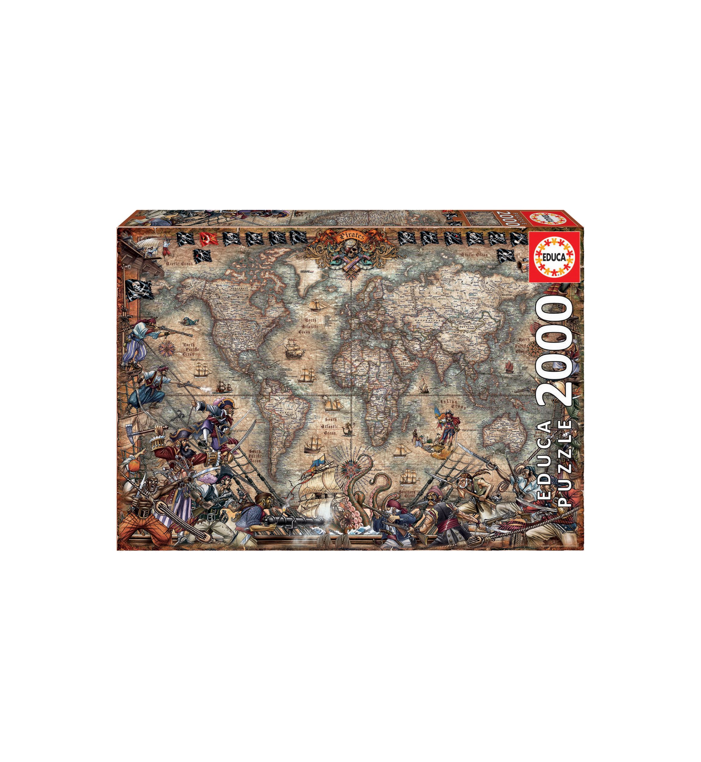 Pirates Map: 2000 Pieces