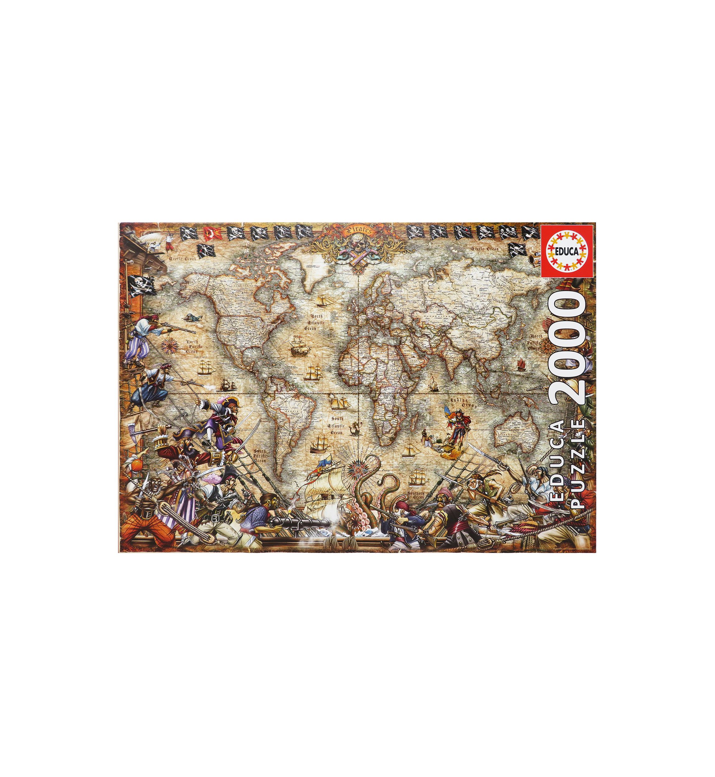 Pirates Map: 2000 Pieces