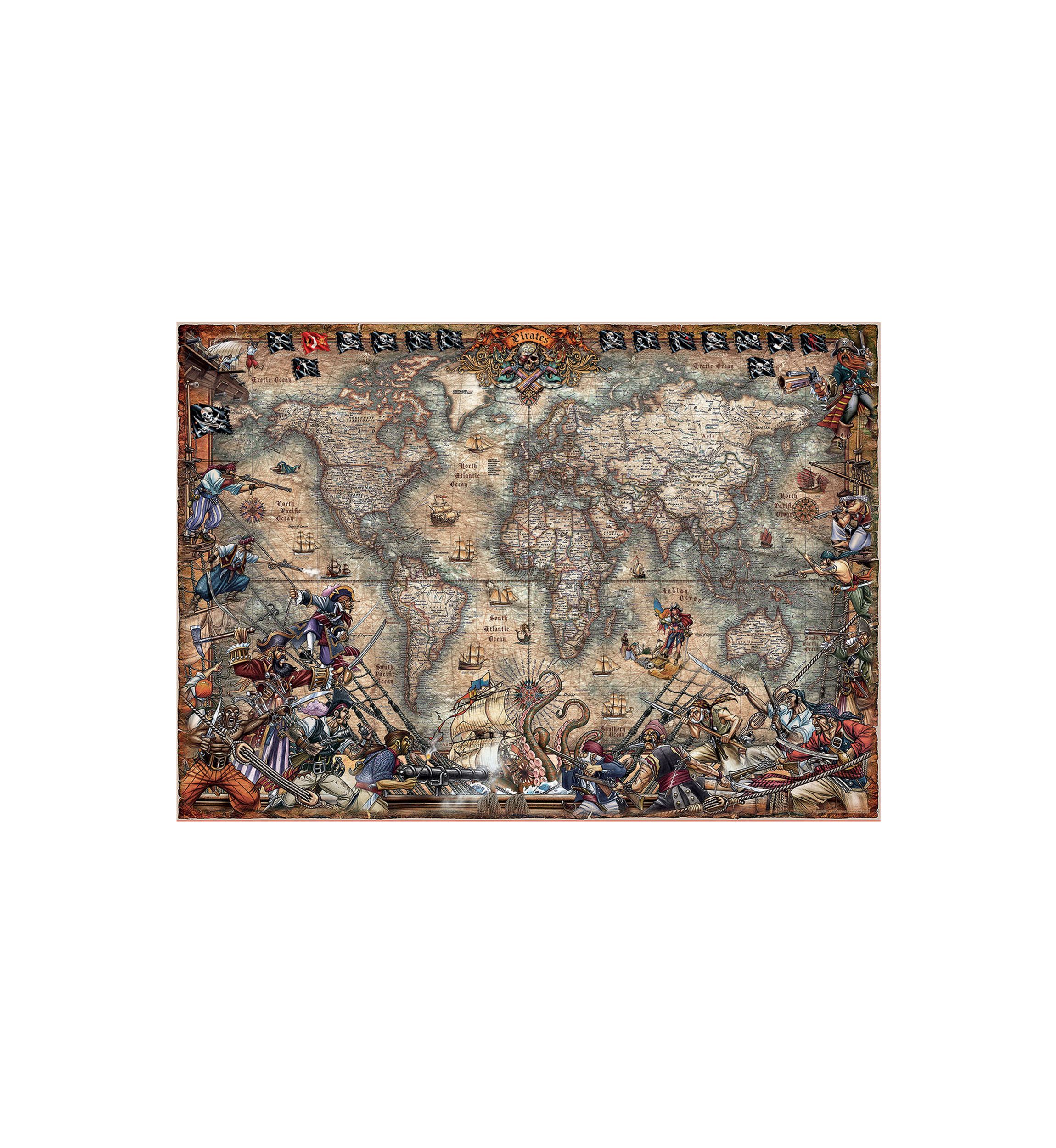 Pirates Map: 2000 Pieces