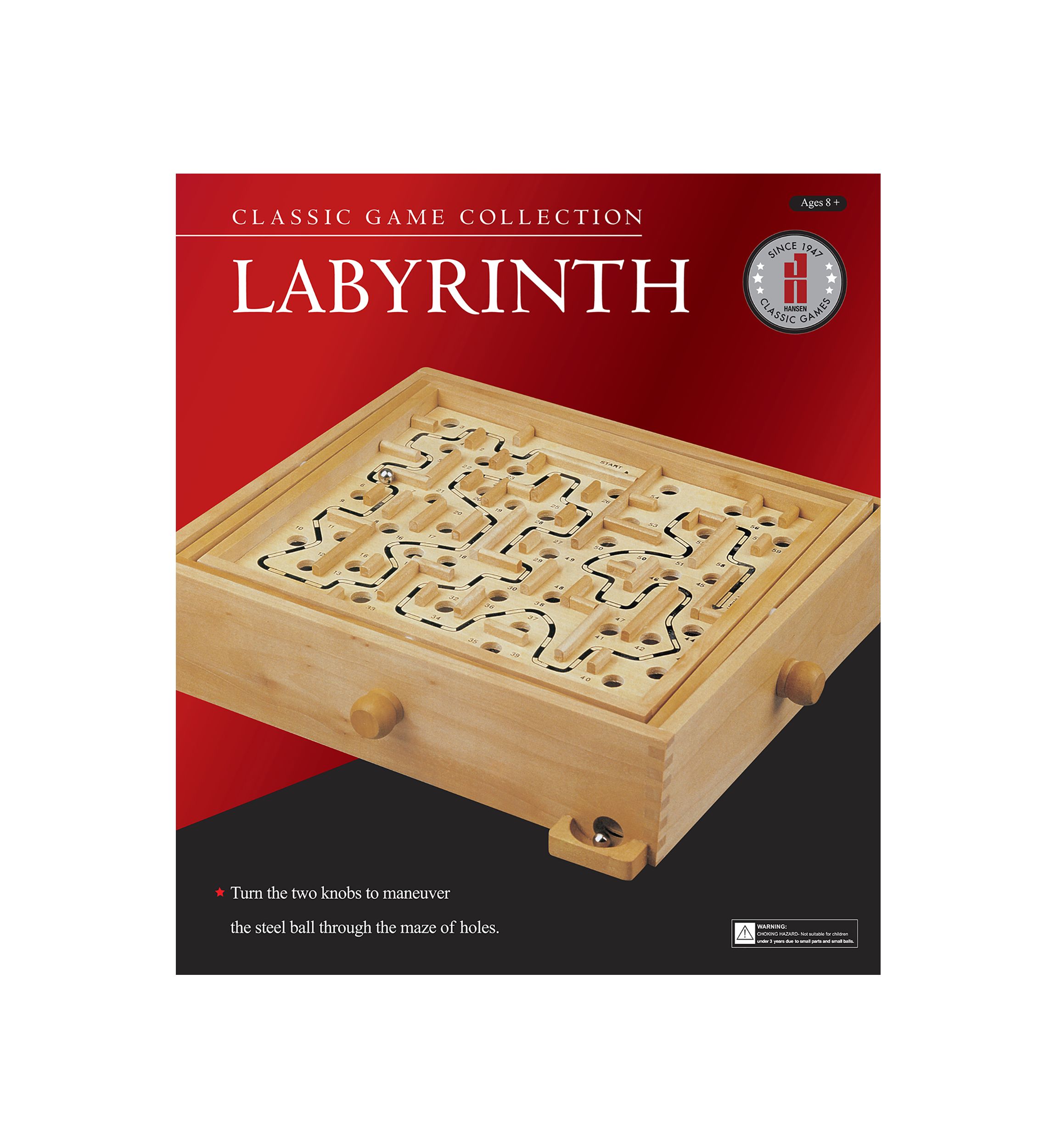 Classic Game Collection - Wood Labyrinth