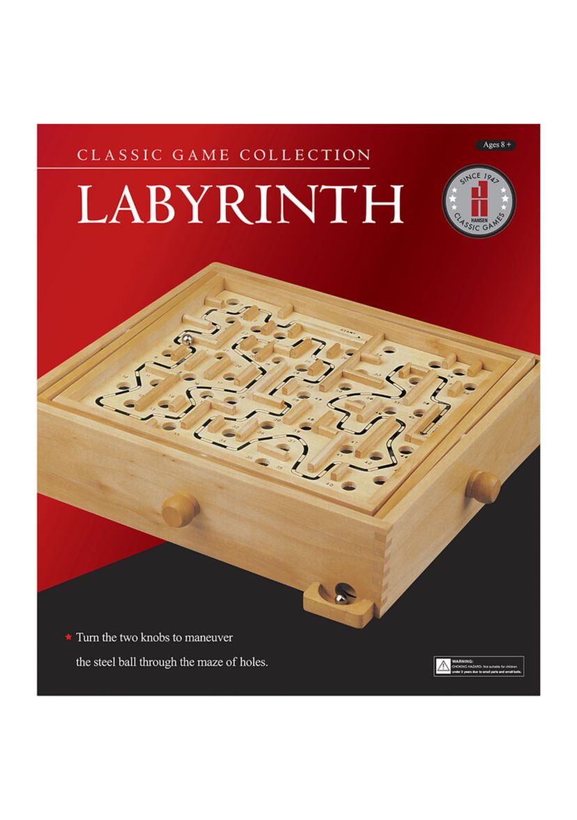 Classic Game Collection - Wood Labyrinth