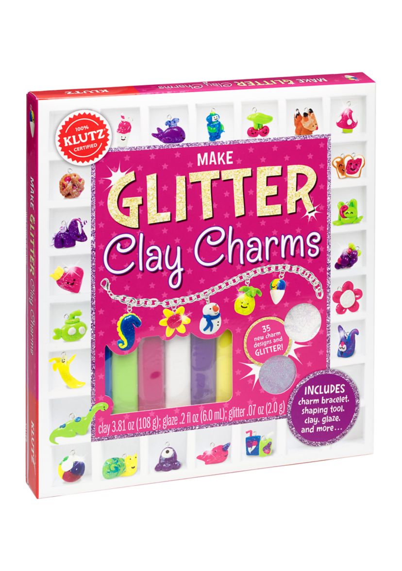 Make Glitter Clay Charms Craft Kit