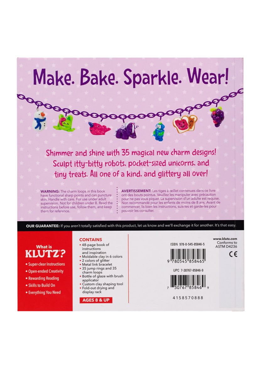 Make Glitter Clay Charms Craft Kit