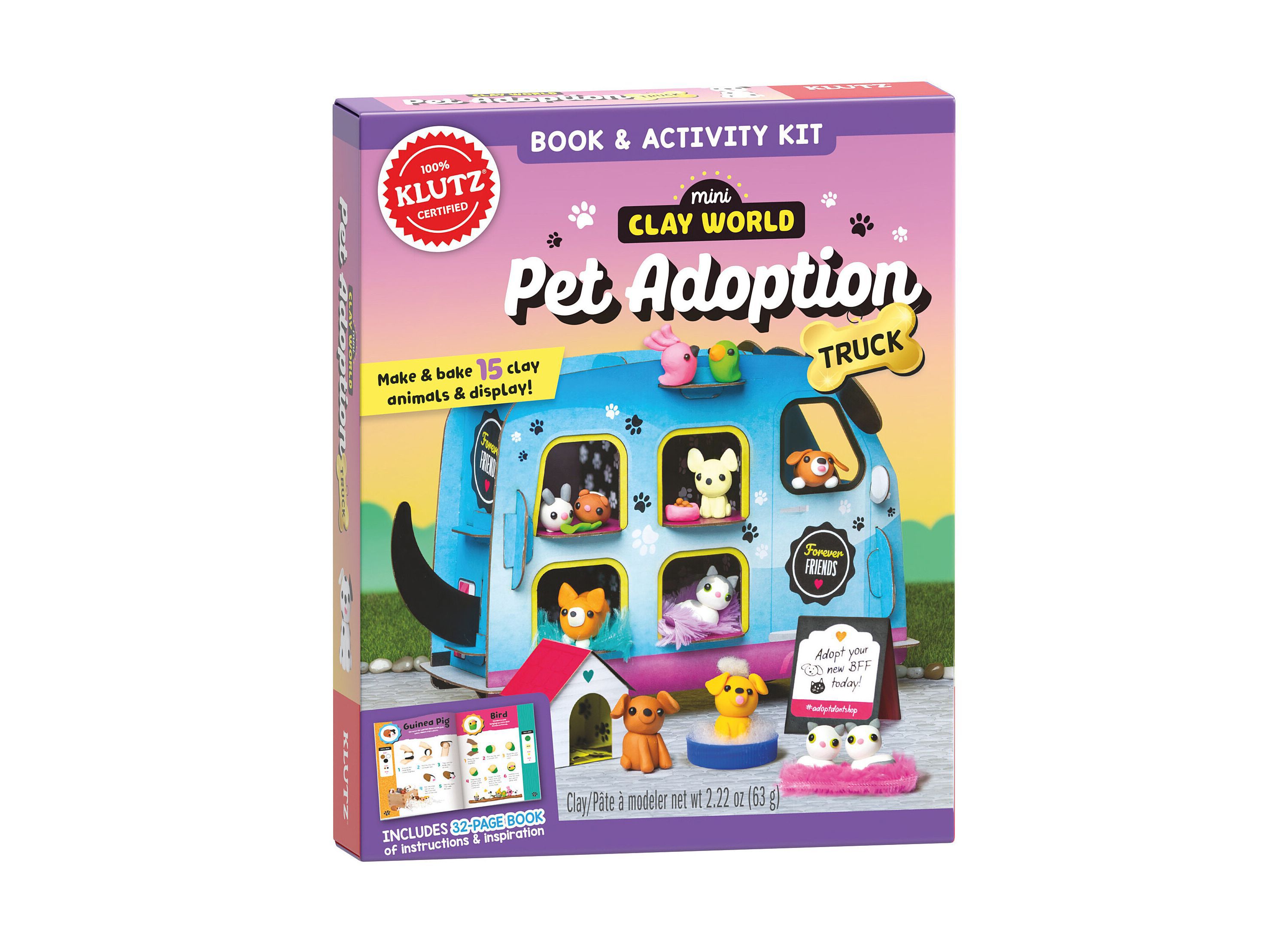 Mini Clay World Pet Adoption Truck