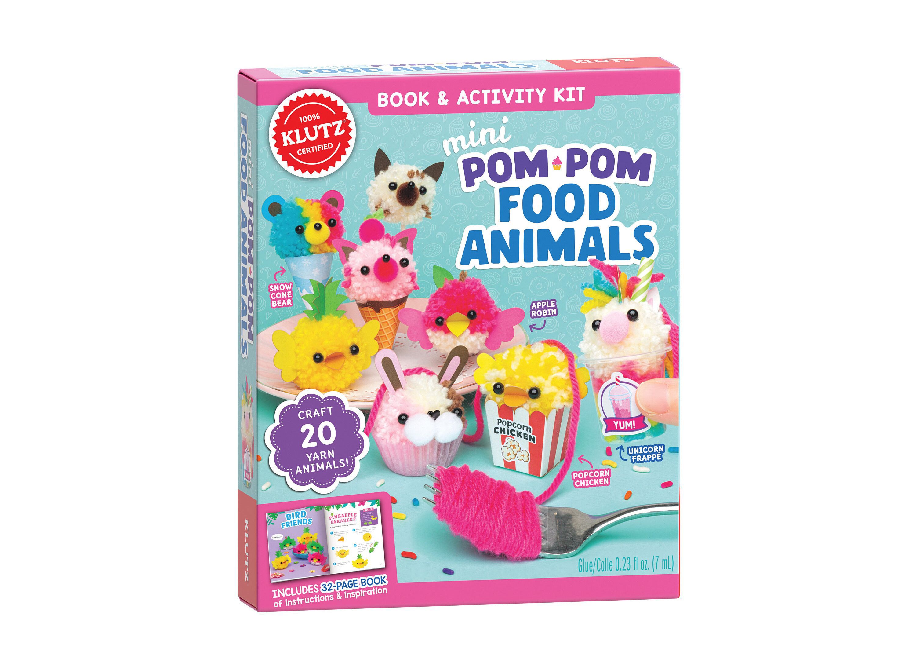 Mini Pom-Pom Food Animals