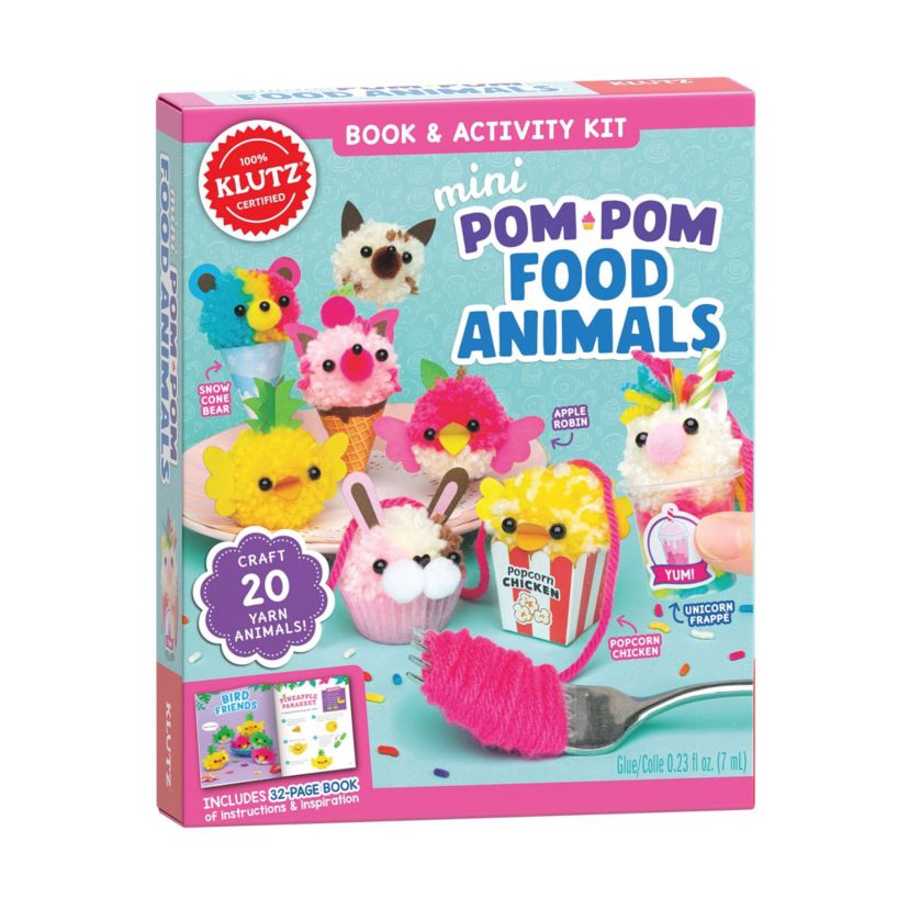 Mini Pom-Pom Food Animals