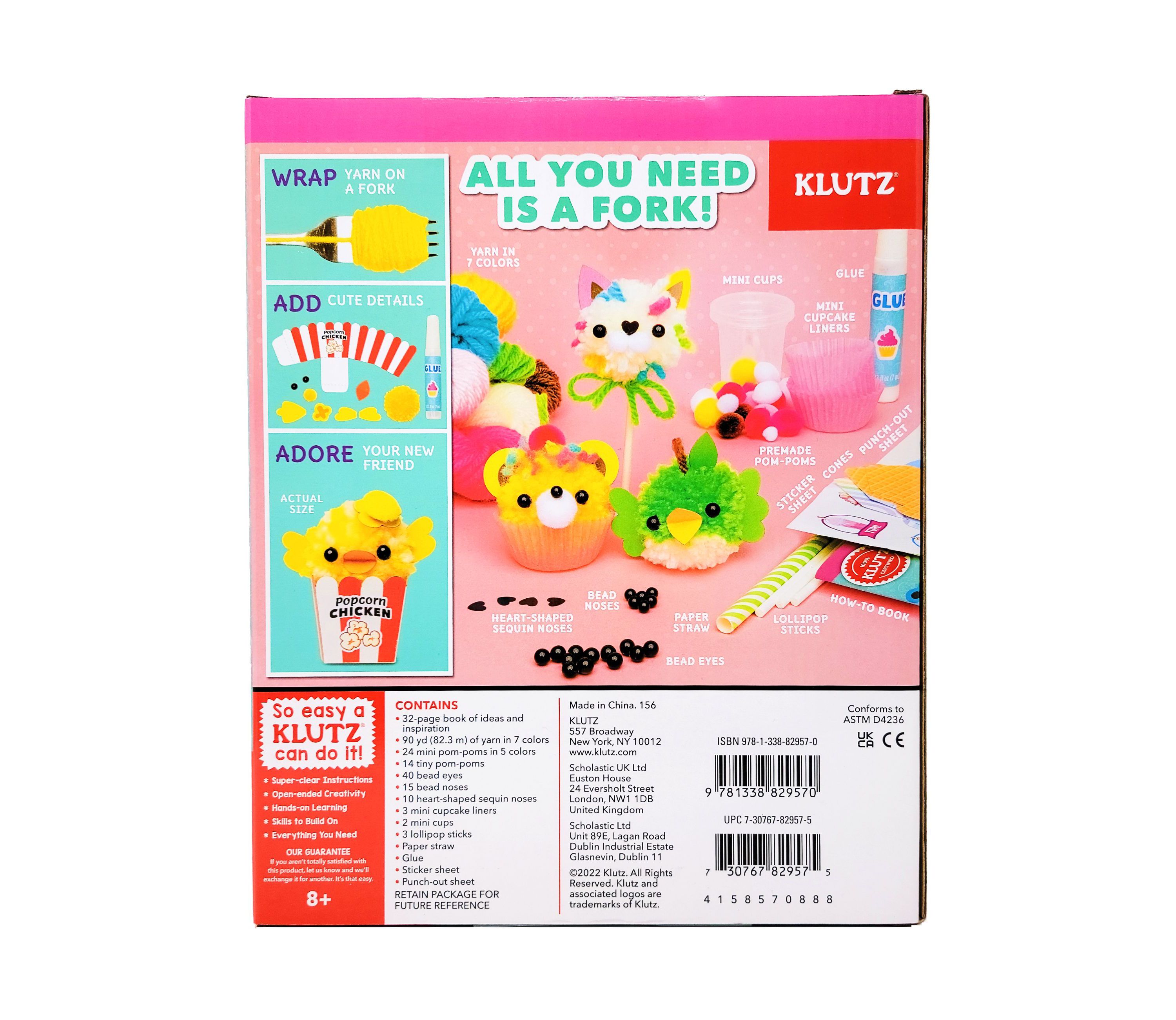 Mini Pom-Pom Food Animals