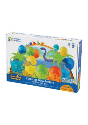 Learning Resources Learning Essentials - Counting Dino-Sorters Math Activity Set