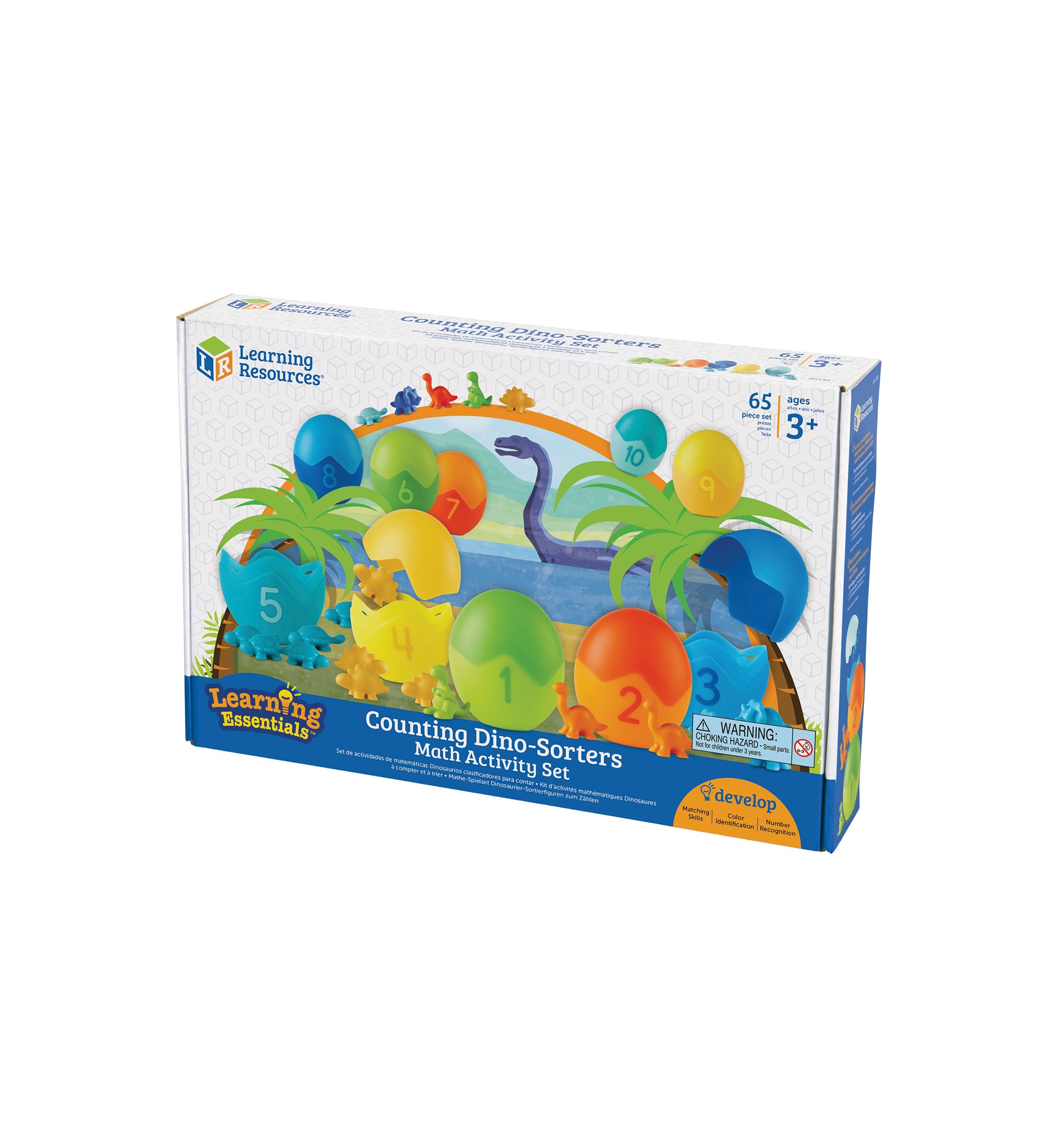 Learning Essentials - Counting Dino-Sorters Math Activity Set