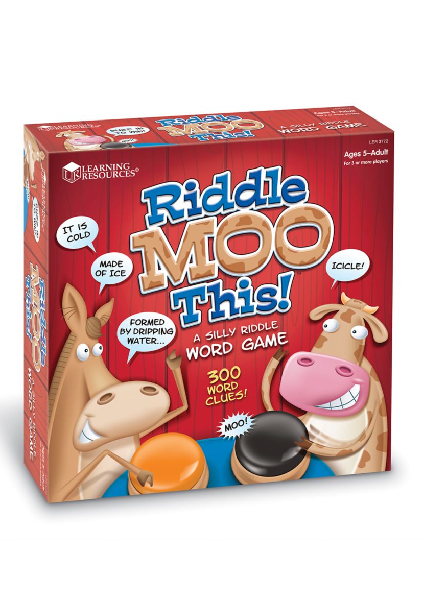 Riddle Moo This Silly Riddle Word Game