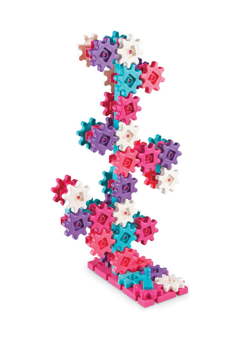 Gears! Gears! Gears! - 100-Piece Deluxe Pink Building Set