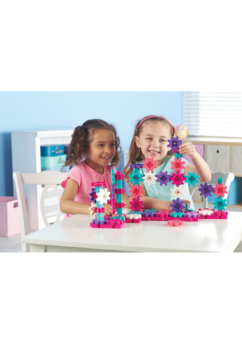 Gears! Gears! Gears! - 100-Piece Deluxe Pink Building Set