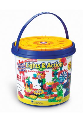 Learning Resources Gears Gears Gears  Lights  Action Building Set