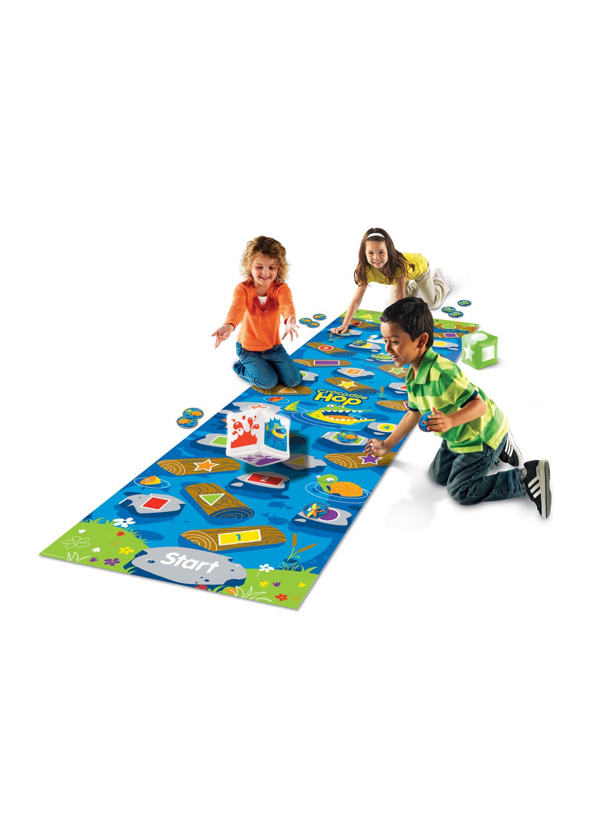 Crocodile Hop Floor Game