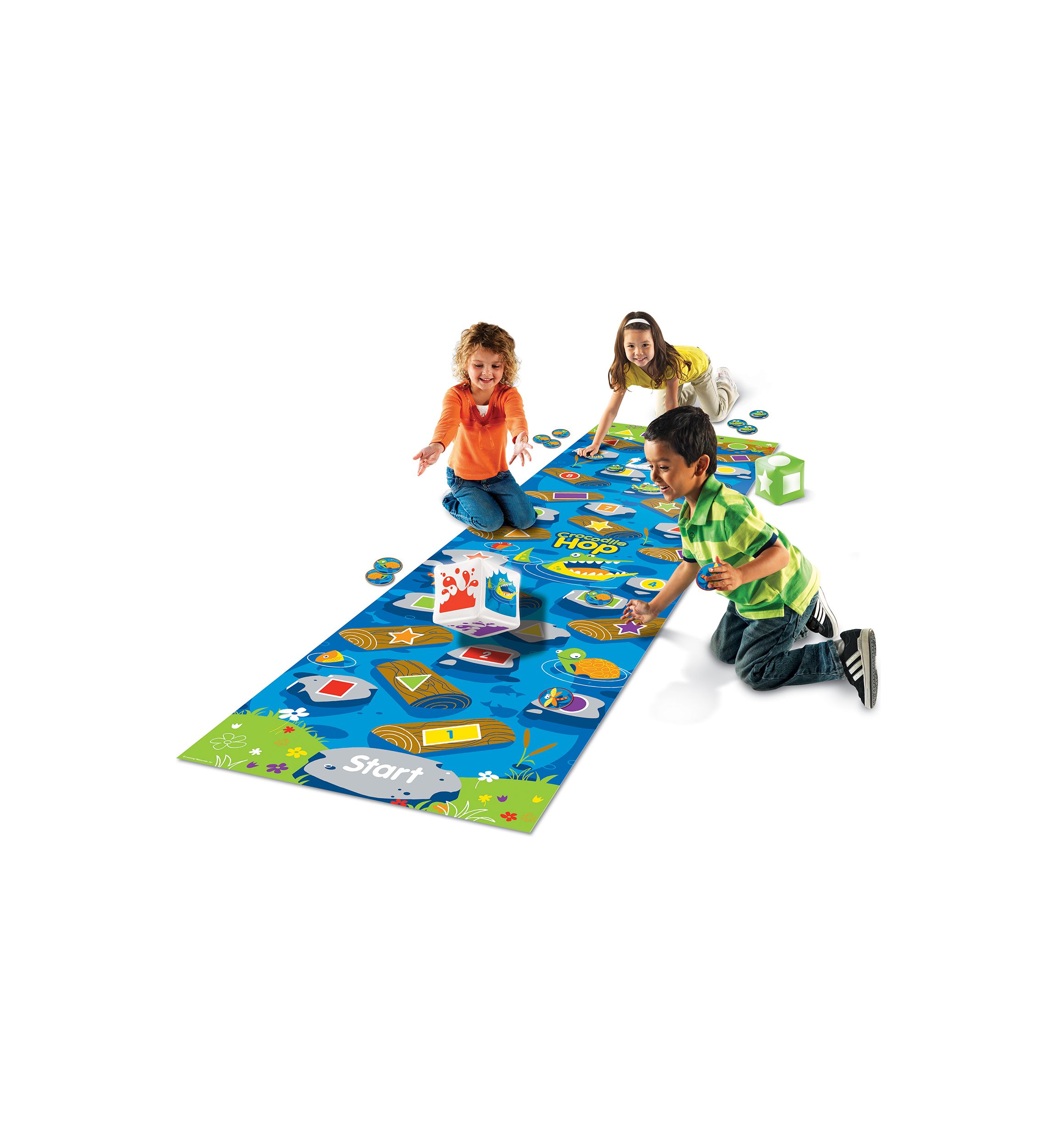 Crocodile Hop Floor Game