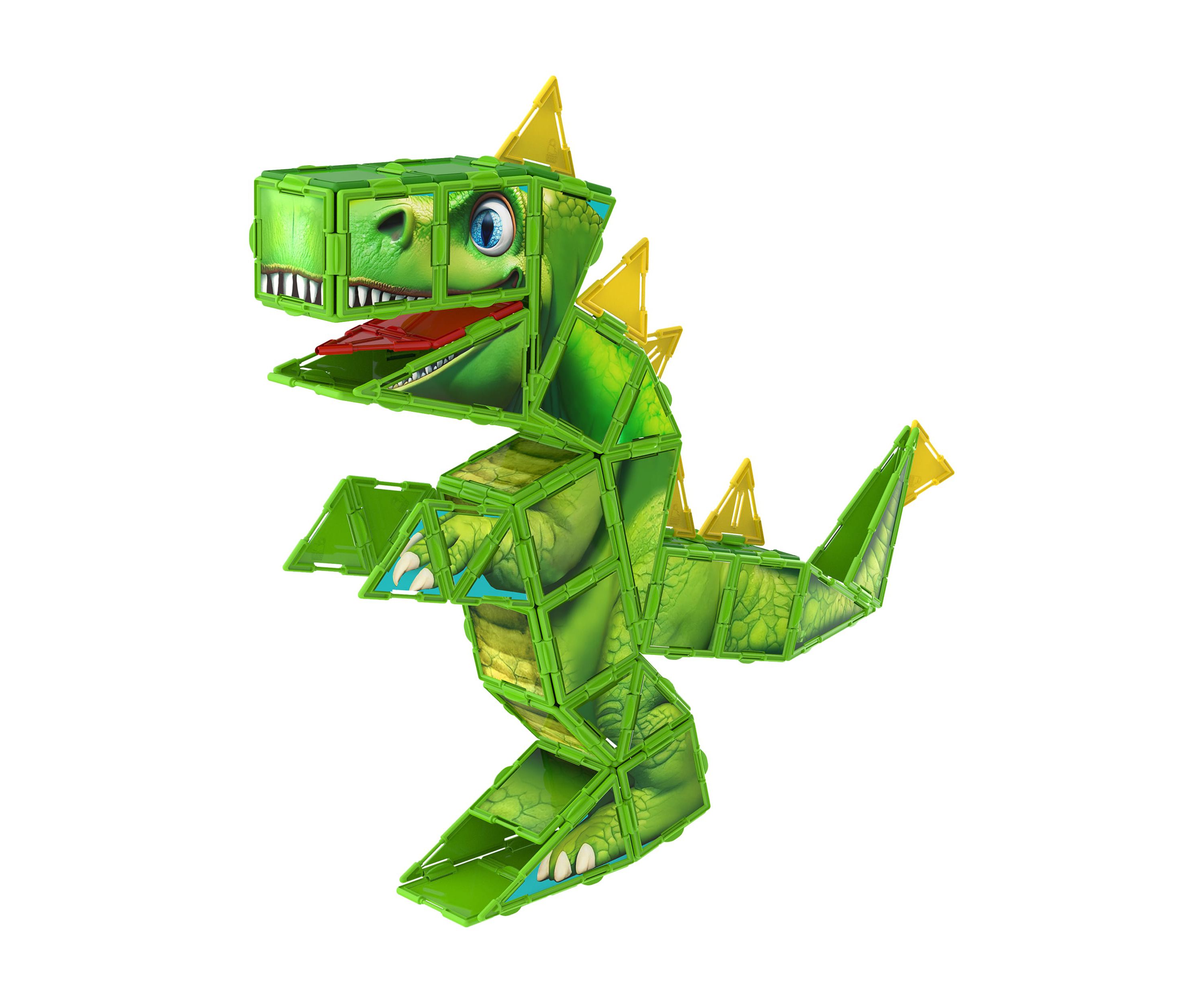 Techno Tiles - Dinosaur: 200+ Pcs