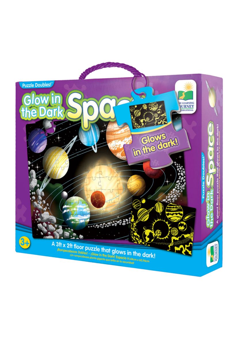 Puzzle Doubles! - Glow in the Dark Space: 100 Pcs