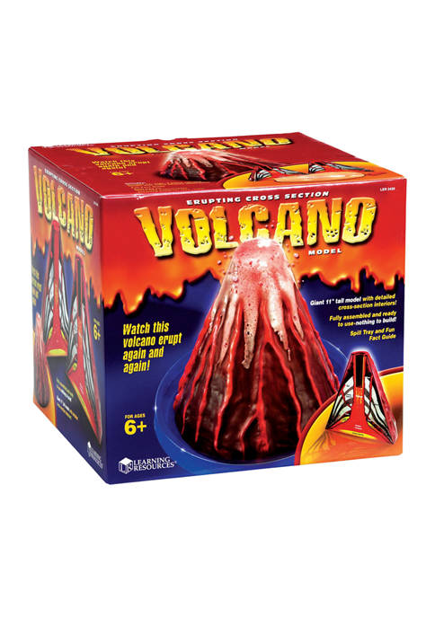 Learning Resources Erupting Cross-Section Volcano Model Kit