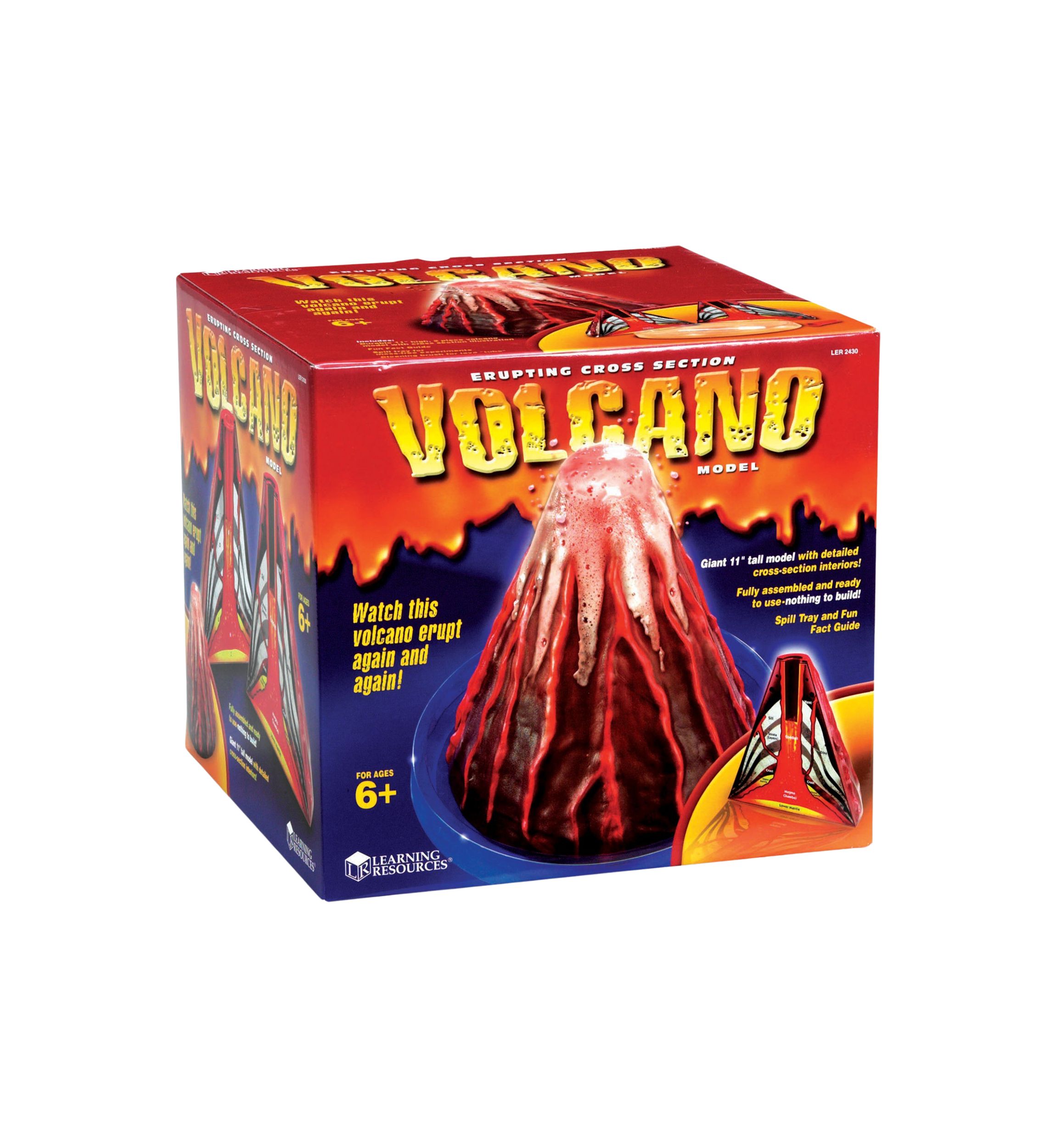 Erupting Cross-Section Volcano Model Kit